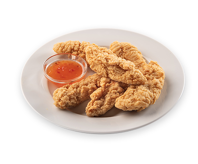 Uncooked Chicken Tender Fritters Barrel Breaded