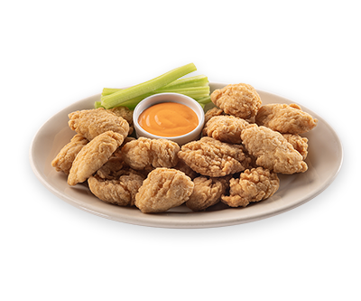 Uncooked Boneless White Chicken Chunk Fritter