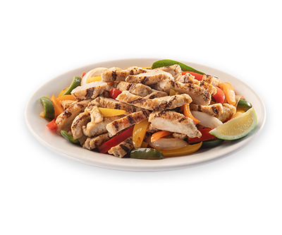 Fully Cooked Garlic Chicken Breast Strips